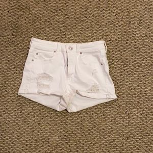 white american eagle jean shorts